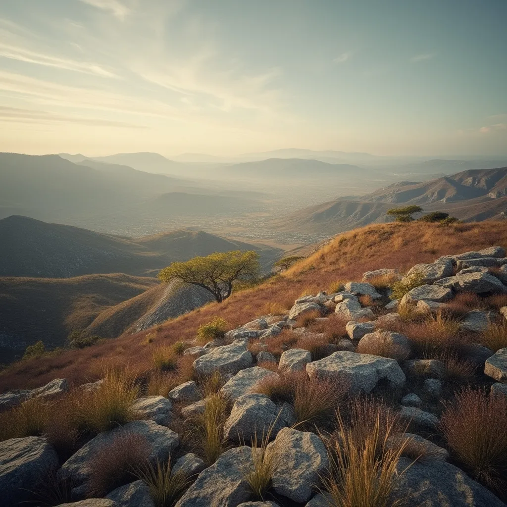 Paysage inspirant pour la réflexion